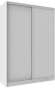 Шкаф-купе двухдверный 1600 Домашний Белый