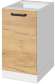 Шкаф кухонный нижний  Варя 600 6Н (Крафт золотой)