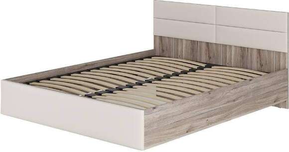 Кровать с подъёмным механизмом Урбан КР-18 160х200, Дуб смоки, Кашемир