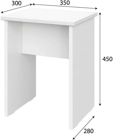 Табурет №4 / Белый 2 шт.