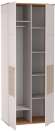 60.02 шкаф для одежды Бора Кашемир/Дуб Вотан 60.02 шкаф для одежды Бора Кашемир/Дуб Вотан