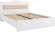 Кровать 1600 с мягким элементом Италия ИТ-9 + ИТ-9А белое дерево Кровать 1600 с мягким элементом Италия ИТ-9 + ИТ-9А белое дерево