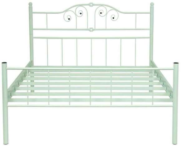Кровать двойная Бостон 42.26-01 Металл белый Кровать двойная Бостон 42.26-01 Металл белый