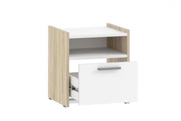 Тумба прикроватная Симпл НМ 013.11 дуб сонома/белый Тумба прикроватная Симпл НМ 013.11 дуб сонома/белый