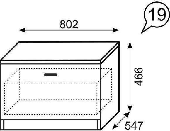 Тумба Квест 19 Ижмебель