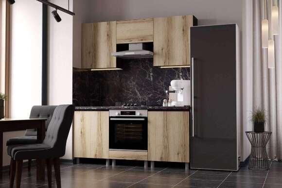 Напольный шкаф под духовку Плейона П6Д, венге/дуб делано Напольный шкаф под духовку Плейона П6Д, венге/дуб делано