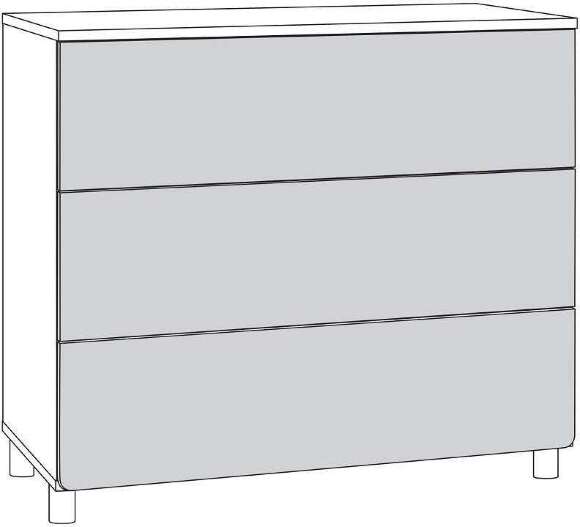 Комод Эйп, Белый