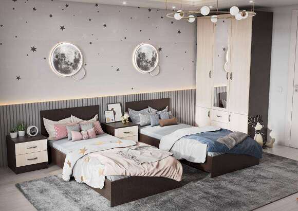 Тумба прикроватная Ронда ТБ (Интерьер Центр) Венге