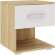 NEXT 67 (2 шт.) Тумба прикроватная Дуб Сонома / Белый NEXT 67 (2 шт.) Тумба прикроватная Дуб Сонома / Белый