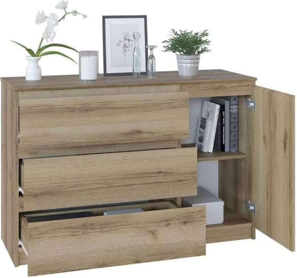 Комод Т-3Р Дуб Делано