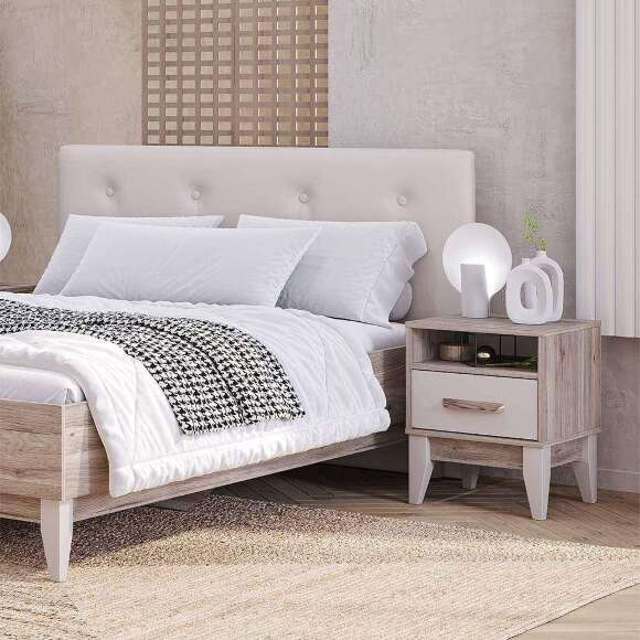 Кровать 160х200 с мягким изголовьем Скандика Кровать 160х200 с мягким изголовьем Скандика