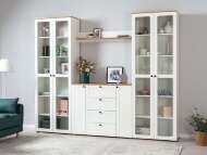 Гостиная Остин 4 белый/дуб золотой