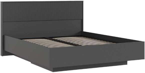 С/Г Марвэл Кровать парящая 1,6м (ортопед дерево) (Браш Графит/Графит, Графит) С/Г Марвэл Кровать парящая 1,6м (ортопед дерево) (Браш Графит/Графит, Графит)