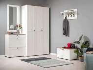 Прихожая Остин 1 Белый шагрень/Дуб Вотан Прихожая Остин 1 Белый шагрень/Дуб Вотан