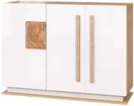 Комод Дора 30.06-02 дуб сонома/белый глянец