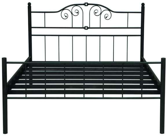 Кровать двойная Бостон 42.26-01 Металл черный Кровать двойная Бостон 42.26-01 Металл черный