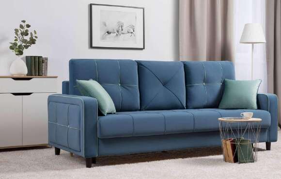 Диван кровать Черри, Синий Диван кровать Черри, Синий