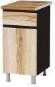 Напольный шкаф с ящиком Плейона, венге/дуб делано Напольный шкаф с ящиком Плейона, венге/дуб делано
