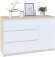 Комод Т-3Р Дуб Сонома/Белый Комод Т-3Р Дуб Сонома/Белый