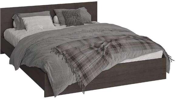 Кровать 160х200 Ронда КР-160 с основанием ЛДСП Венге Кровать 160х200 Ронда КР-160 с основанием ЛДСП Венге