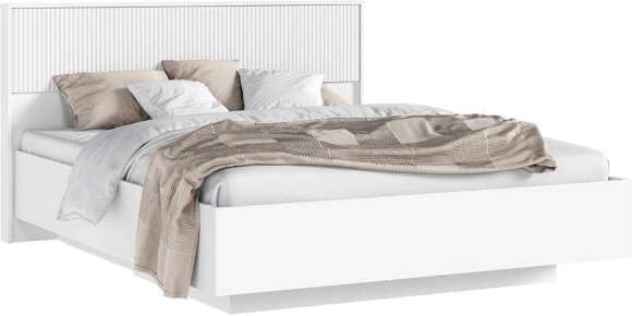 С/Г Марвэл Кровать парящая 1,6м (ортопед дерево) с подсветкой (Браш Вайт/Белый, Белый) С/Г Марвэл Кровать парящая 1,6м (ортопед дерево) с подсветкой (Браш Вайт/Белый, Белый)