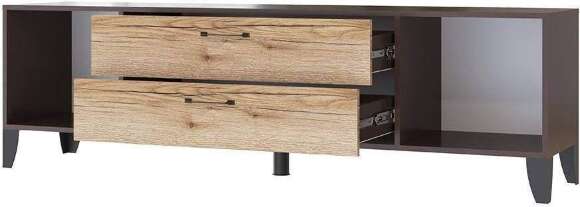 Тумба под телевизор Парус-13, Венге, Дуб делано