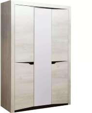33.02 Лючия 3-х дв. шкаф для одежды Бетон пайн белый/венге 33.02 Лючия 3-х дв. шкаф для одежды Бетон пайн белый/венге