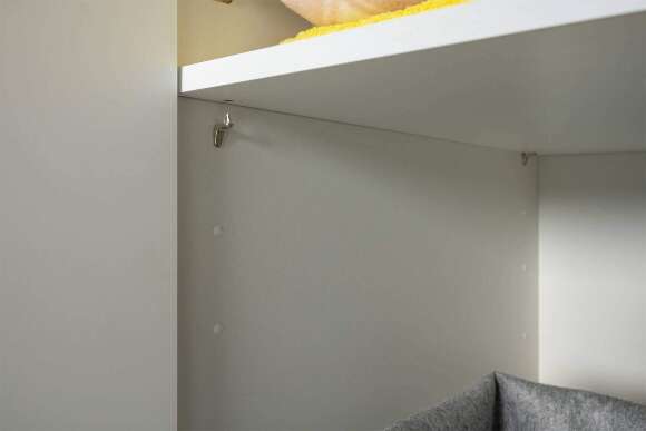 Шкаф для одежды Остин 13.336.02, Белый шагрень, Дуб золотой Шкаф для одежды Остин 13.336.02, Белый шагрень, Дуб золотой