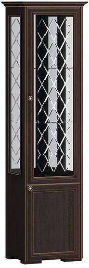 Пенал с витриной Парма венге