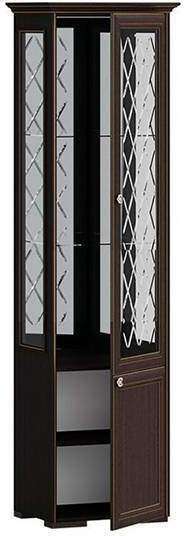 Пенал с витриной Парма венге