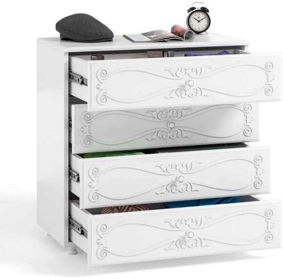 Комод Италия ИТ-6 белое дерево Комод Италия ИТ-6 белое дерево