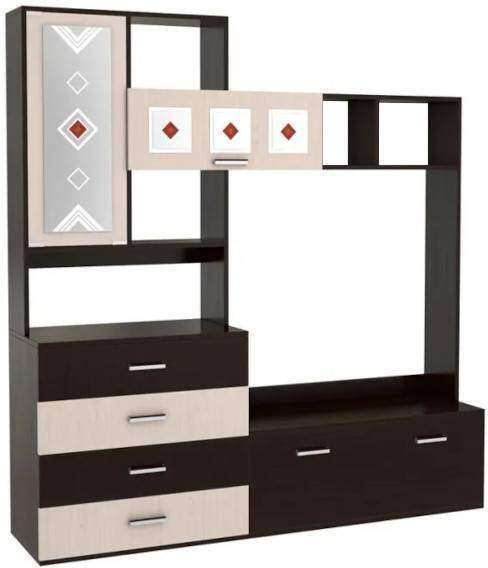 Центральная секция Белла венге / дуб атланта