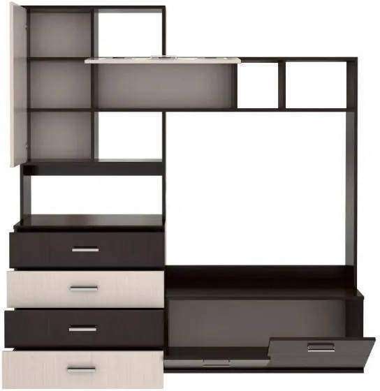 Центральная секция Белла венге / дуб атланта