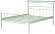 Кровать двойная Токио 42.25 Металл белый