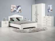 Спальня Ливерпуль 2 Белый/Ясень ваниль