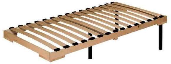 Кровать 90х200 с основанием из дерева Bauhaus 5 (Глазов) Дуб Сонома Кровать 90х200 с основанием из дерева Bauhaus 5 (Глазов) Дуб Сонома