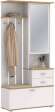 Прихожая с зеркалом Антре 65.08, Белый