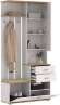 Прихожая с зеркалом Антре 65.08, Белый