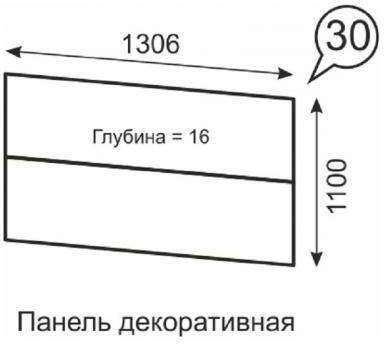 Панель декоративная Твист 30