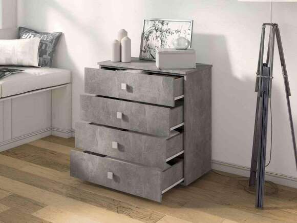 Комод Лофт-4 Бетон ателье Комод Лофт-4 Бетон ателье