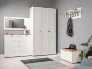 Прихожая Остин 2 Белый шагрень/Дуб Вотан Прихожая Остин 2 Белый шагрень/Дуб Вотан