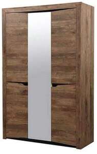 33.02 Лючия 3-х дв. шкаф для одежды кейптаун/венге