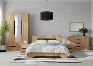 Спальня Вега, Комплект 3, Дуб золотой крафт