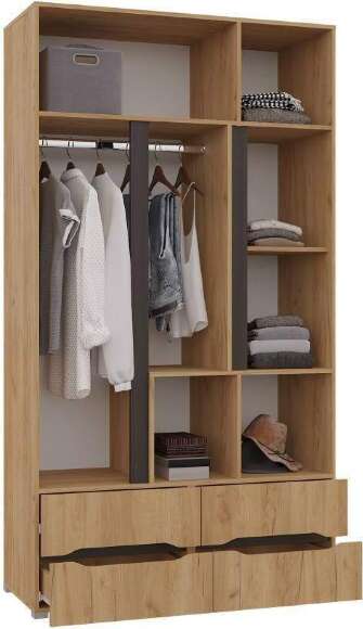 Спальня Вега, Комплект 3, Дуб золотой крафт