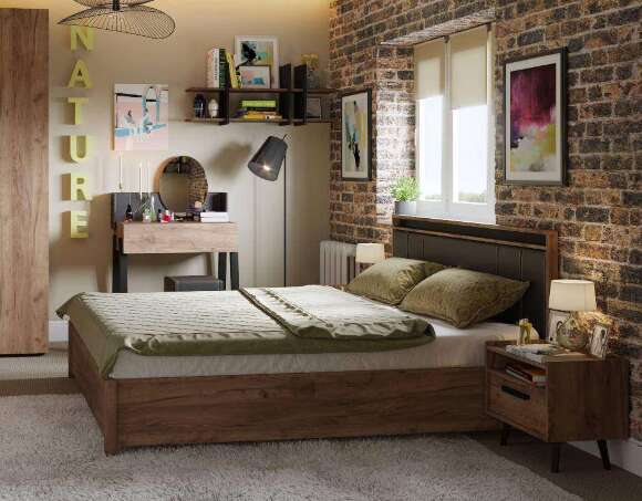 Кровать 180х200 NATURE Люкс 306 Глазов-мебель с подъемным механизмом Кровать 180х200 NATURE Люкс 306 Глазов-мебель с подъемным механизмом