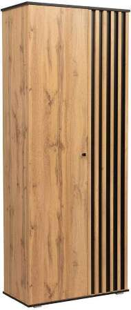 Шкаф для одежды Либерти 51.01, Дуб Вотан, Черный Шкаф для одежды Либерти 51.01, Дуб Вотан, Черный