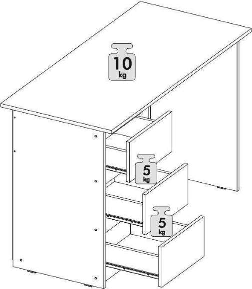 Стол письменный Айден СТП06-1200 Белый Стол письменный Айден СТП06-1200 Белый