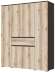 Шкаф 4-х створчатый Плейона (ТЭКС) Дуб делано