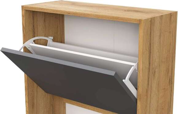 Обувница ОБ 4, Дуб золотой, Графит