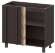 Шкаф кухонный напольный угловой 100 см Берген 10ус (Венге/Дуб Делано)